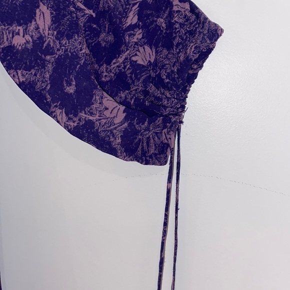 Free People Violet combo These Dreams ruffled dress long sleeves floral size S - Picture 13 of 16